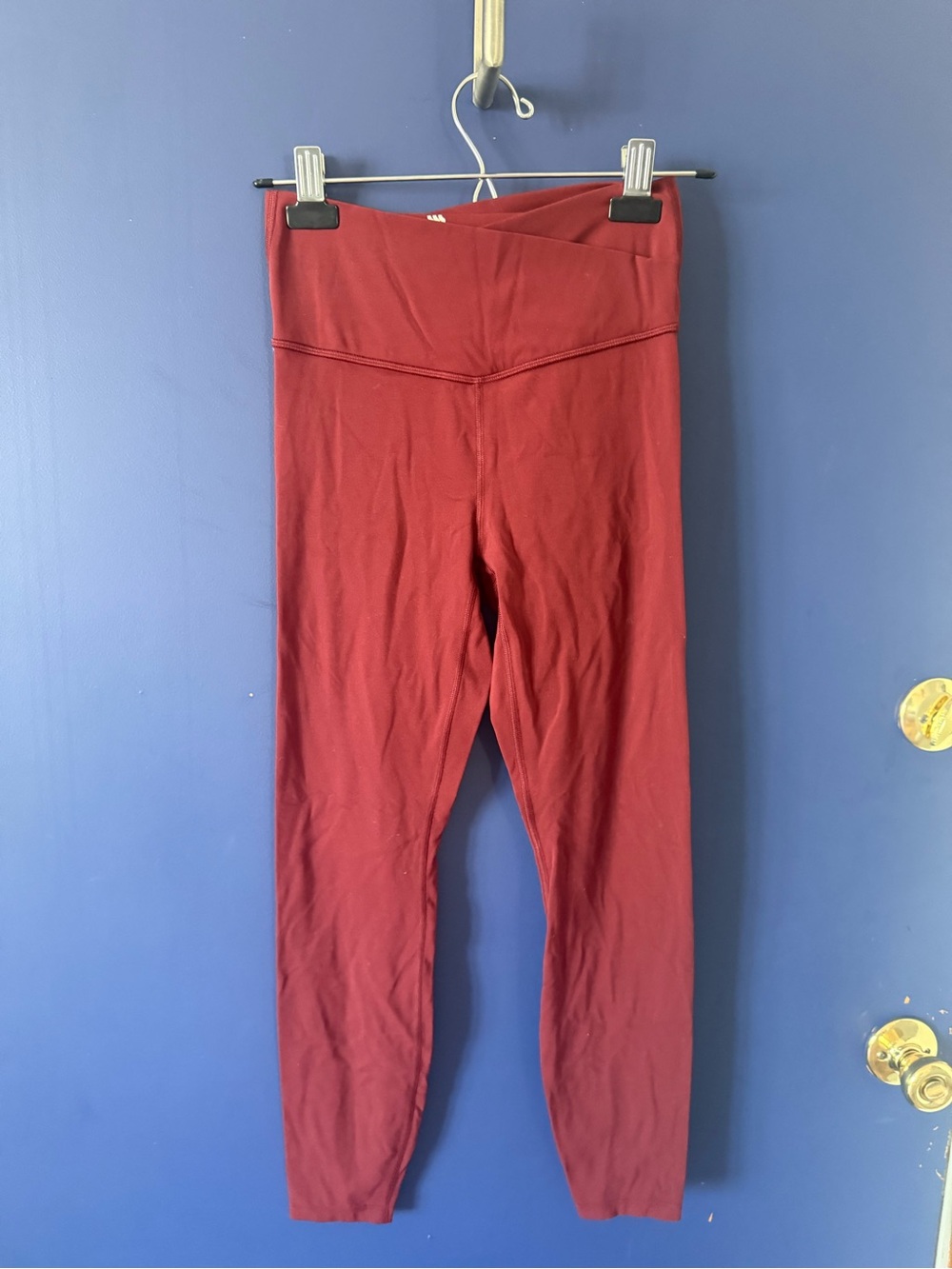 all in motion maroon High-Rise Leggings